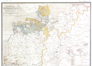 Ethnographische Karte den St. Petersburgischen Gouvernements