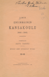 Lemin ensimmäinen kansakoulu